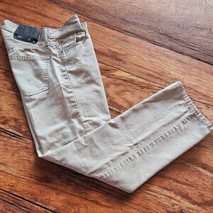 LEVI'S 514 (30X30) Tan Straight Leg Jeans.